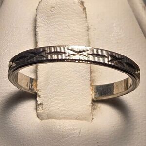 Milor Italy Vintage Sterling Silver Ring Sz 8